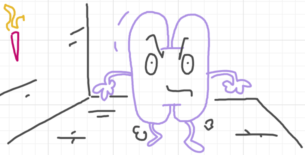 A panel from I've Been Everywhere, Man, episode nine of the Board Boards object show by Furretwalk/WalkingFurret.